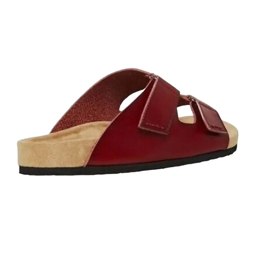STEVE MADDEN Men's Tisson Double Strap Sandals Cognac 12